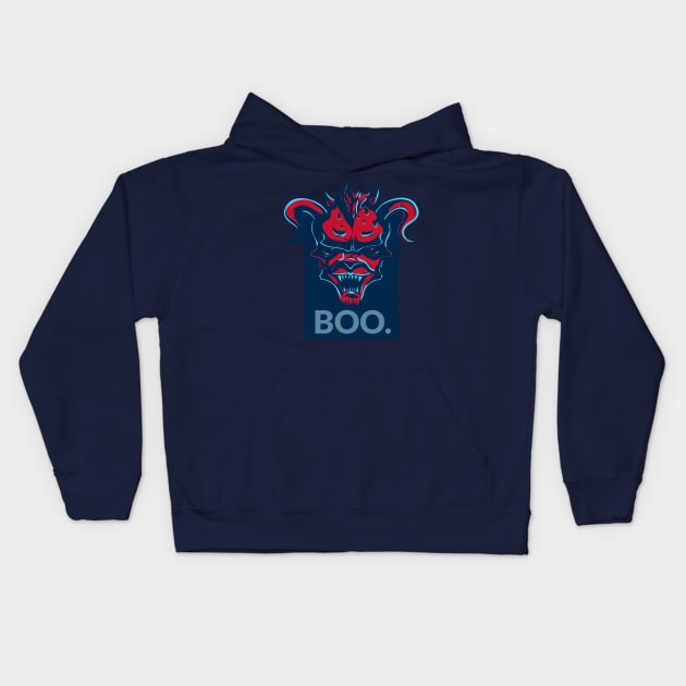 K&N BOO DESIGN Kids Hoodie by Khalidkasem